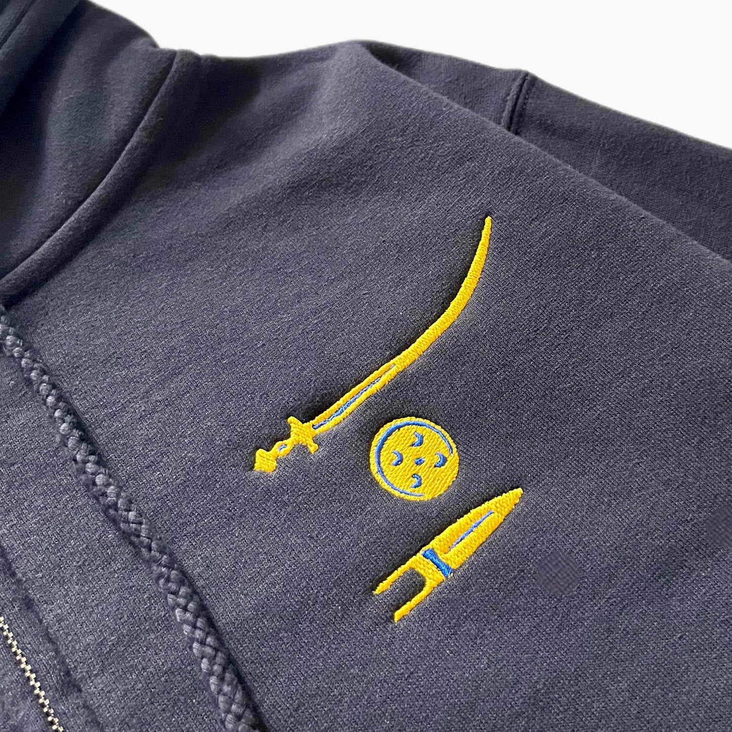 Sikh embroidery hoodie
puratan nishan sahib hoodie