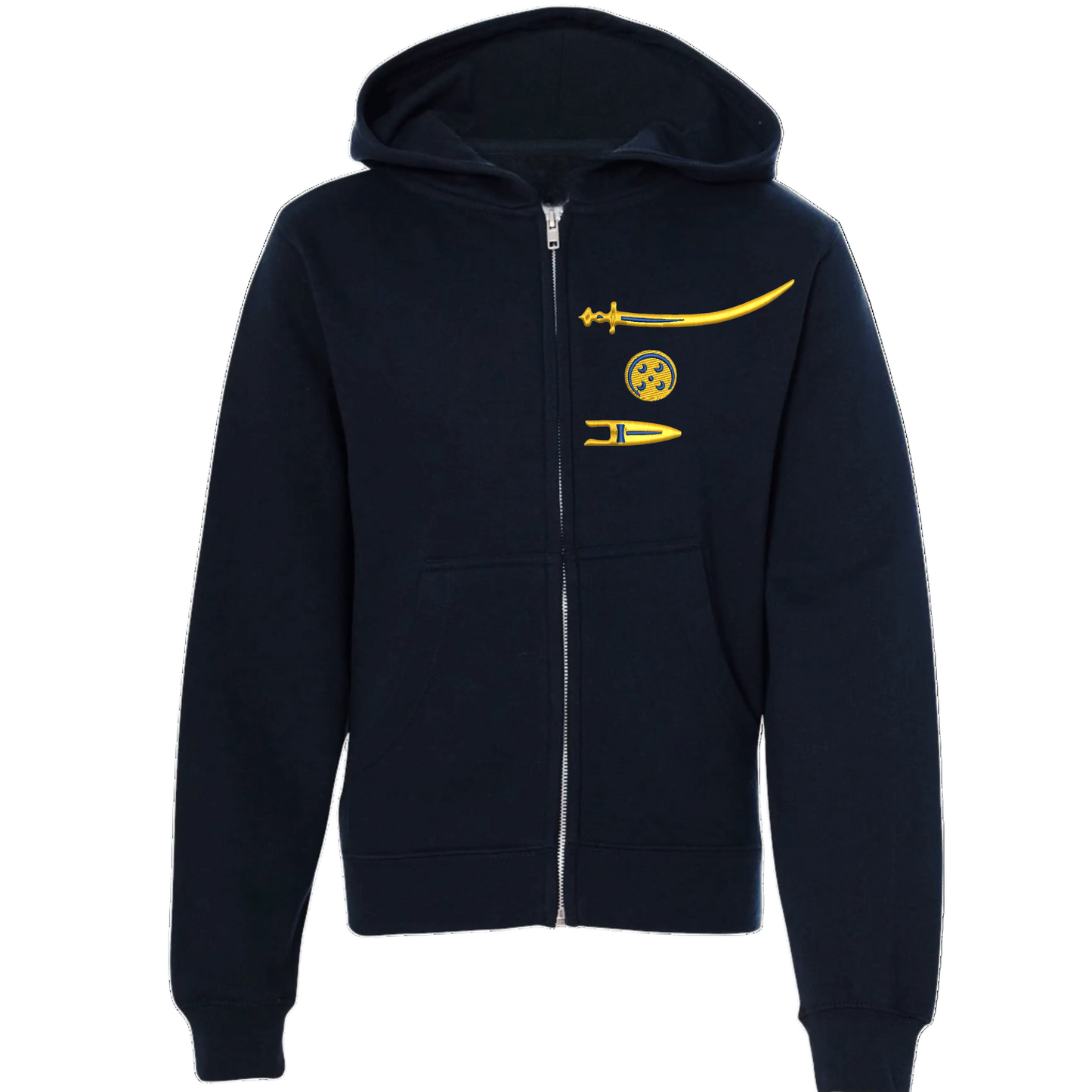PURATAN NISHAN SAHIB Kids Zip-Up Hoodie