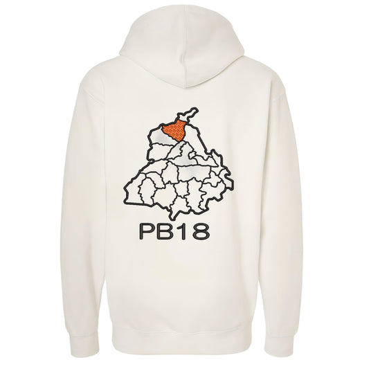 Custom Panjab Map Hoodie