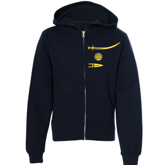 PURATAN NISHAN SAHIB Kids Zip-Up  Hoodie